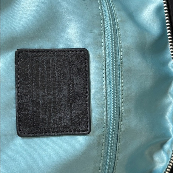 Coach Large Poppy Black Signature Logo Tote Purse Bag 18988 - Picture 12 of 13